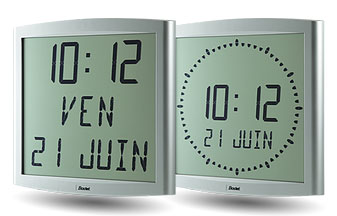 LCD Digital Clocks - Cristalys Range