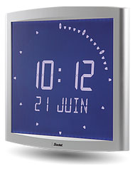 LCD Clocks Opalys Ellipse