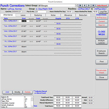 Lauranka Time Clock Software 03